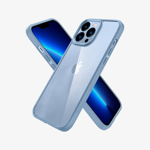 ACS03204 - iPhone 13 Pro Max Case Ultra Hybrid in crystal clear showing the back